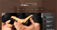 Desktop Screenshot of monticellochurchofchrist.org